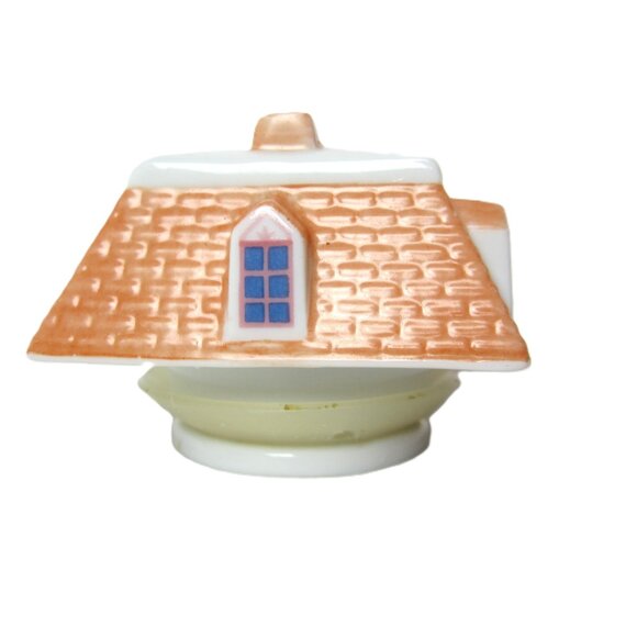 Original Lenox Spice Village Cinnamon TOP ONLY Spice Jar Lid Cottage House - Picture 4 of 6